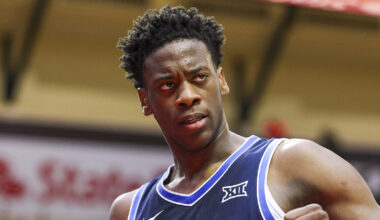 AJ Dybantsa in BYU Cougars uniform