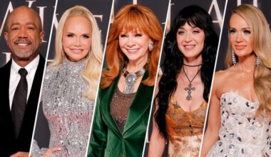 CMA's Dolly Parton Celebration Red Carpet: Reba McEntire, Katy Perry & More