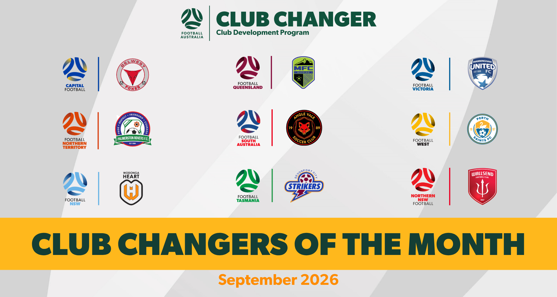 Club Changers of the Month