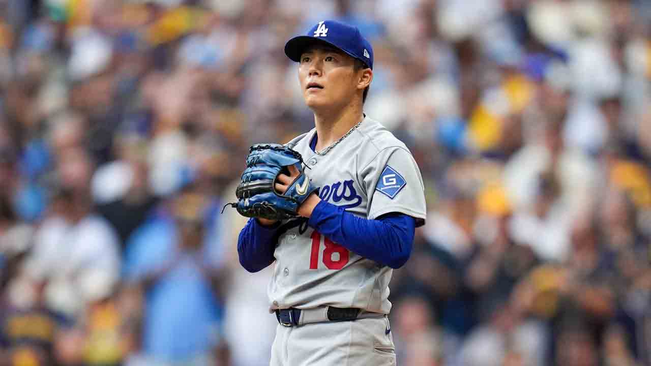 Brewers chase Dodgers' Yamamoto in third inning of NLCS Game 2