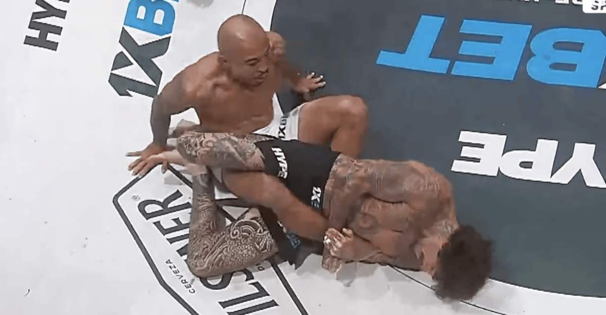 Video: Jose Aldo escapes heel hook, grappling match with Marlon Vera ends in draw