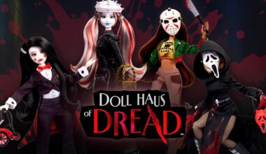 Billy the Puppet from "Saw," Pinhead from "Hellraiser," Jason From "Friday the 13th" and Ghost Face from "Scream," all a part of Jakks Pacific's Doll Haus of Dread Collection.
