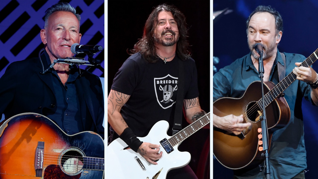 Springsteen, Foo Fighters and Dave Matthews headline protest concert