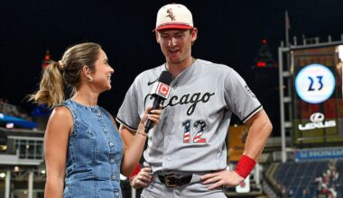 White Sox TV reporter, Padres wife Brooke Fletcher is pulling double duty this postseason