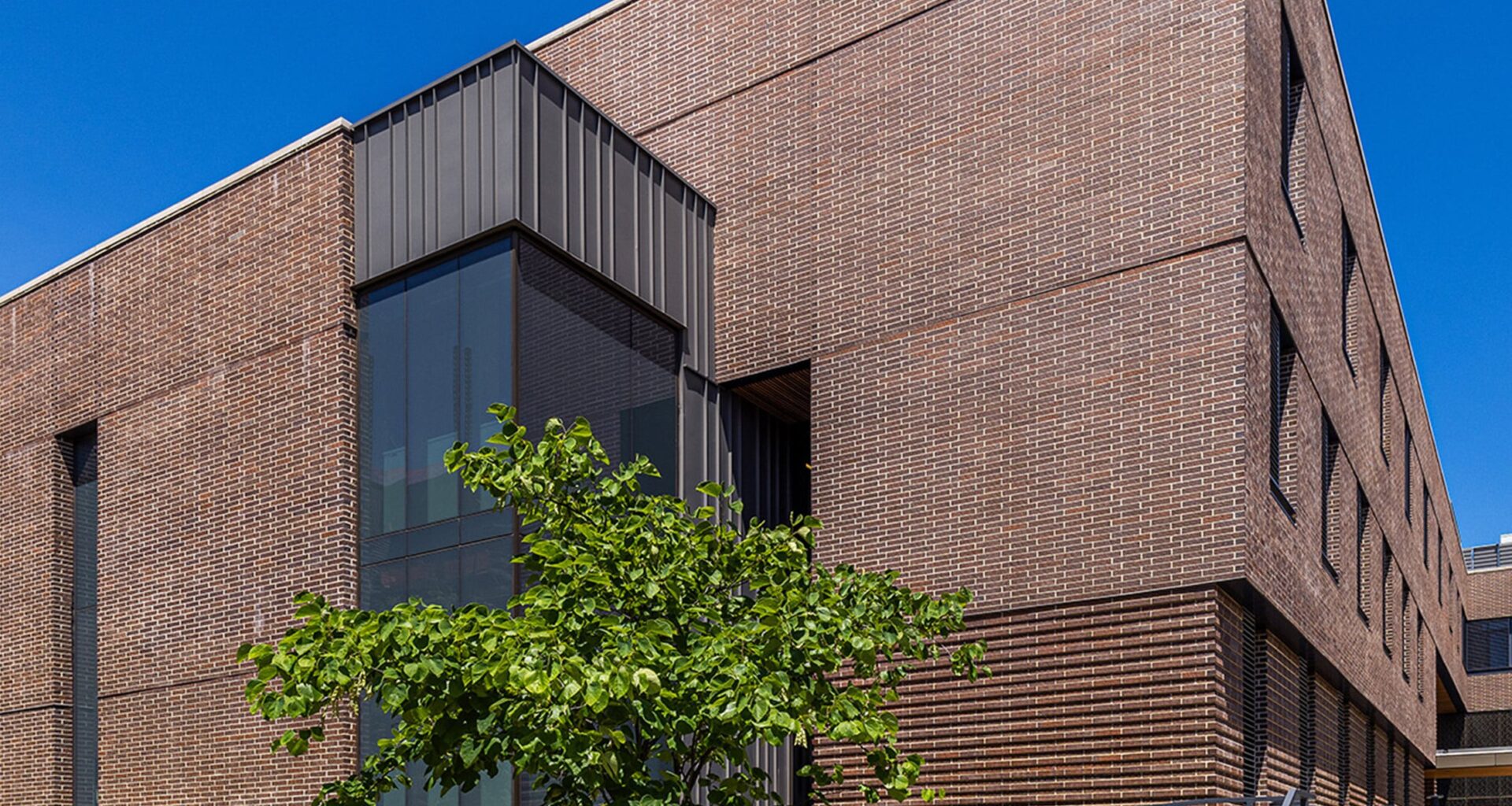 Glen-Gery clads Princeton building in burgundy bricks
