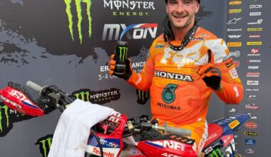 Jeffrey Herlings wins Open class qualifying heat at Motocross of Nations