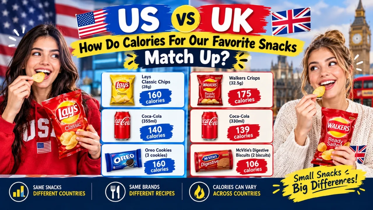 How Do Calories for Our Favourite Snacks Match Up