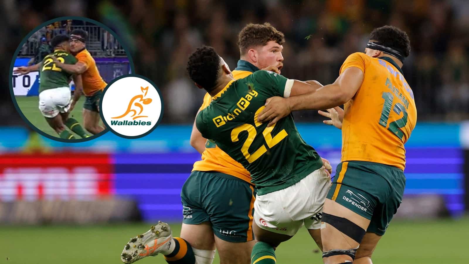 Wallabies centre banned after dangerous tackle on Springboks fly-half and misses All Blacks Tests