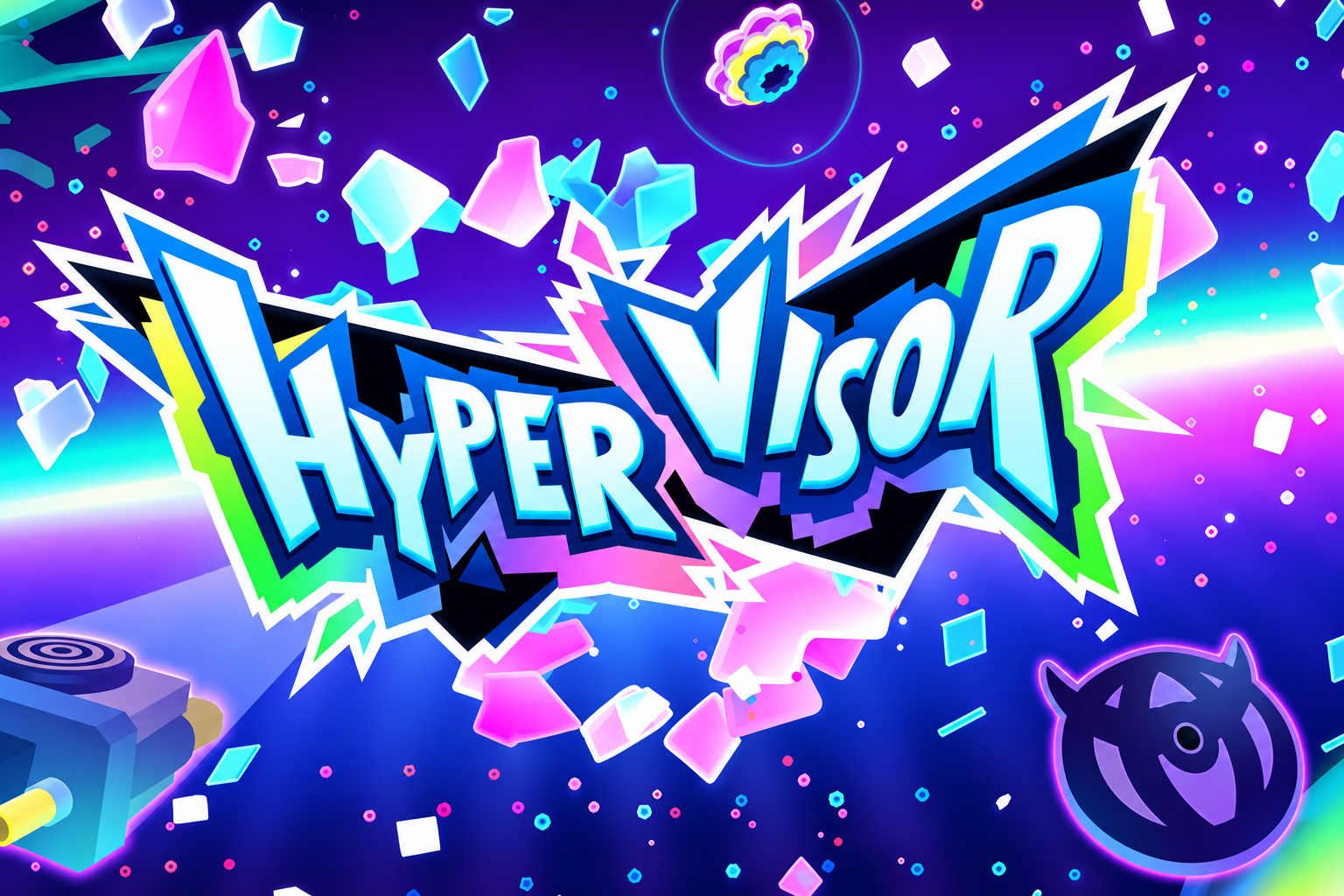 Google VR Studio Behind 'Job Simulator' Unveils 'Hyper Visor' Arcade Blaster for XREAL Aura