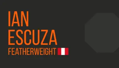 Ian Escuza UFC Featherweight fighter profile