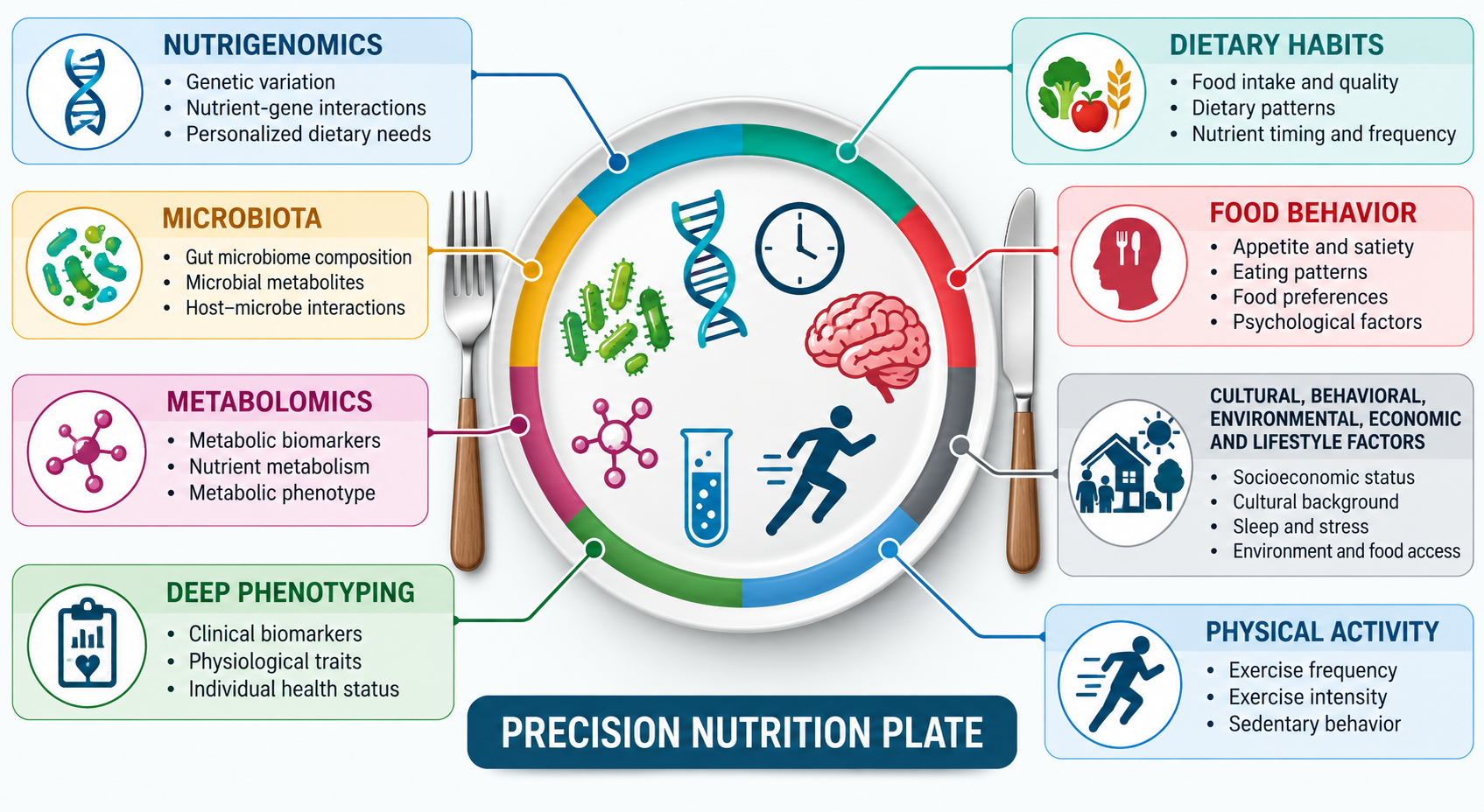 Proposed precision nutrition plate (adapted from De Toro- Martín et al.