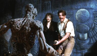 The Mummy, Rachel Weisz, Brendan Fraser, 1999