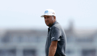 Graeme McDowell looks on at the 2026 US Open