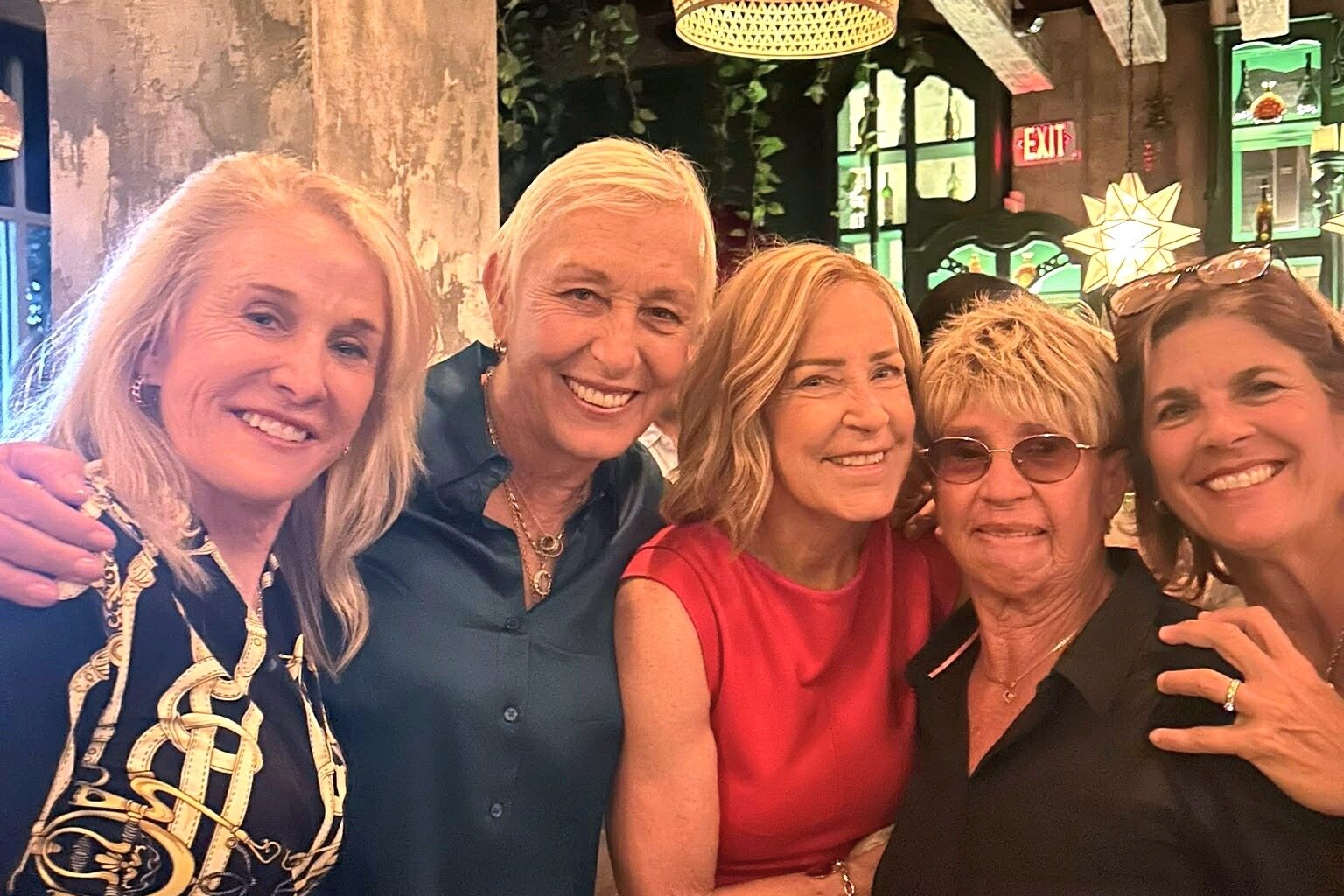 WTA icons celebrate Navratilova's 70th birthday at star-studded dinner