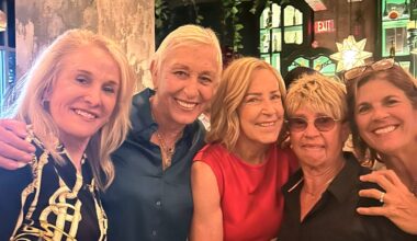 WTA icons celebrate Navratilova's 70th birthday at star-studded dinner