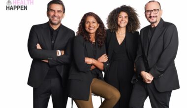 From left, Ramzi Sleiman, CEO of Saatchi & Saatchi and Publicis Health Middle East; Noyala Rajakumar, Head of Publicis Health Middle East; Karen Kamel, Business Lead, Publicis Health Middle East; and Bassel Kakish, Chief Executive Officer, Publicis Groupe Middle East and Turkey.