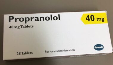 Pharmacy bodies call for guideline review over propranolol concerns