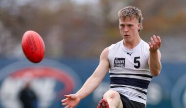 The unlikely Collingwood Magpie, Lachie Schultz, this draft prospect, Harvie Cooke, has as his role model