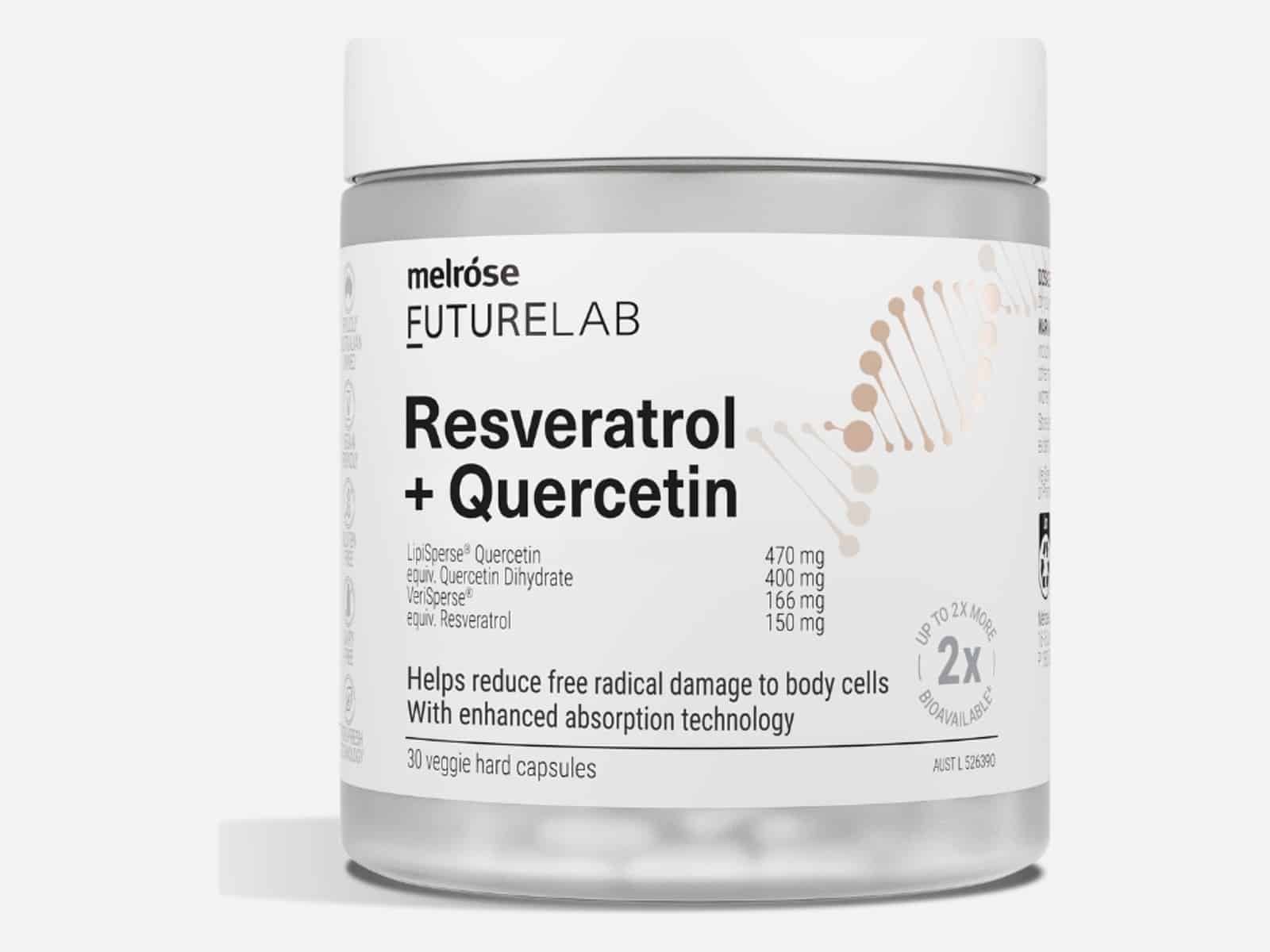Resveratrol + Quercetin | Melrose FutureLab