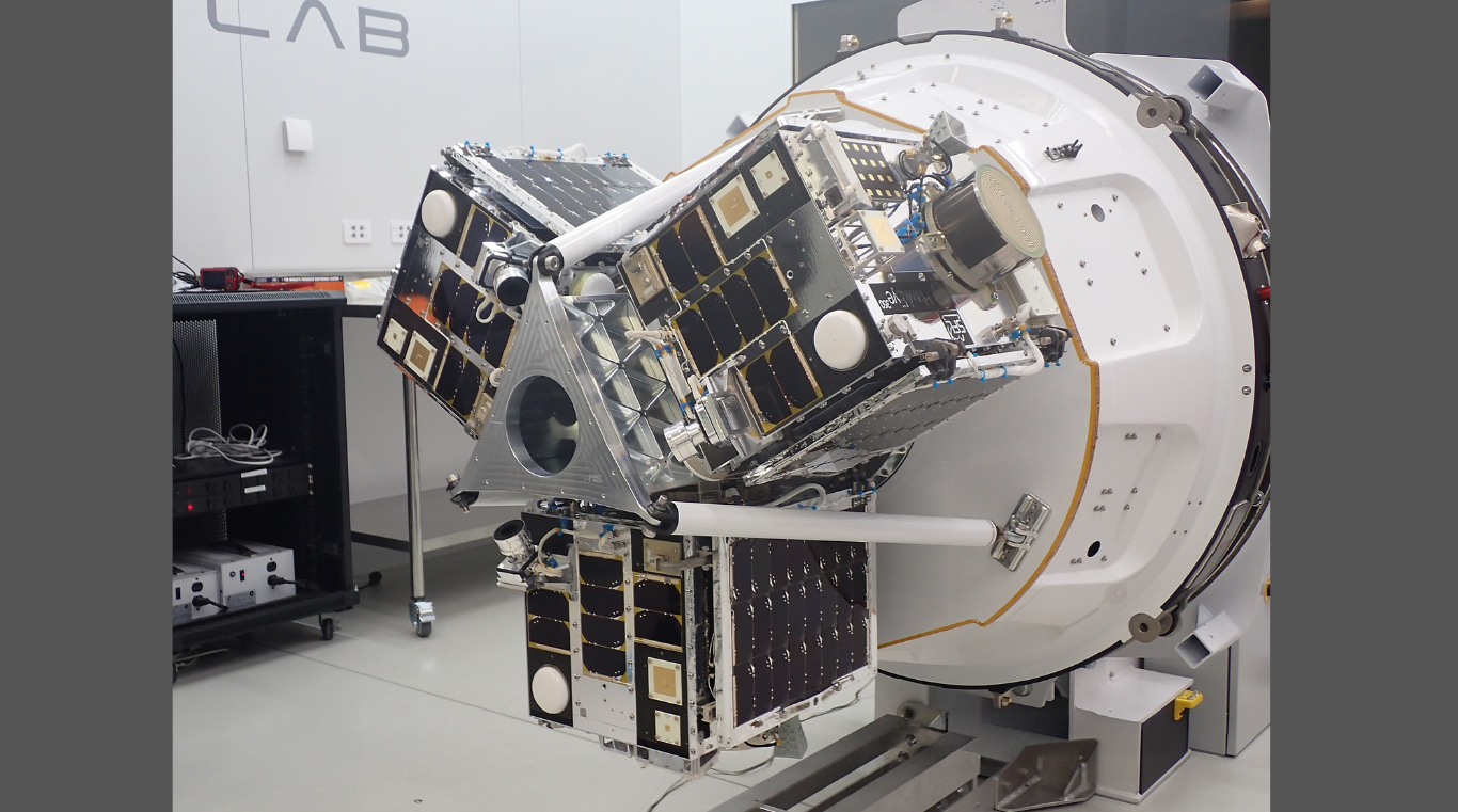 HawkEye 360 Cluster 16 was developed under the SFL Flex Production Program and launched on Oct. 23, 2026. (Image Credit: Business Wire)