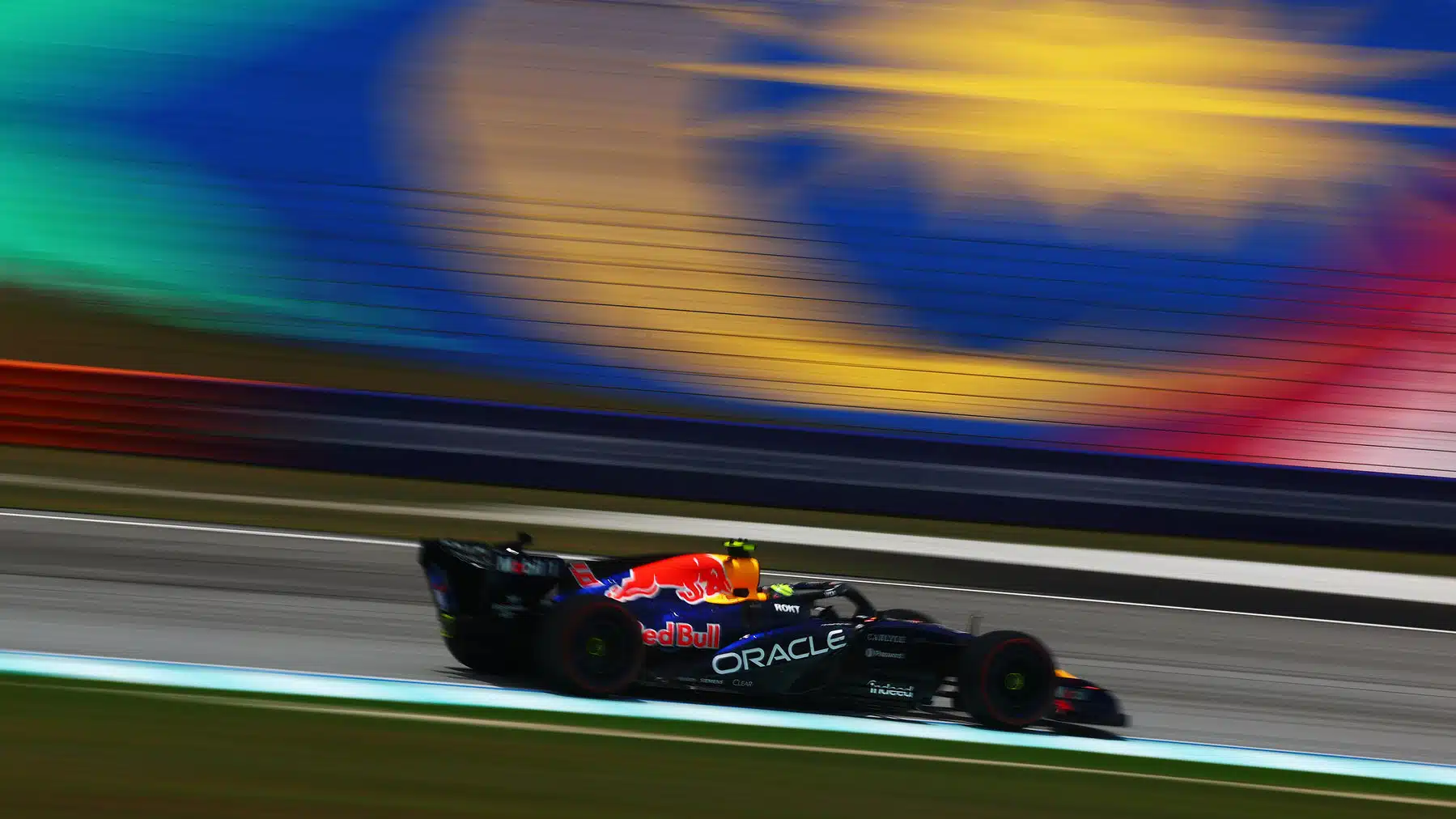 Isack Hadjar of France driving the (6) Oracle Red Bull Racing RB22 Red Bull Ford Powertrains on track during practice ahead of the F1 Grand Prix of Bahrain in Malaysia at Sepang Circuit on October 02, 2026 in Kuala Lumpur, Malaysia.