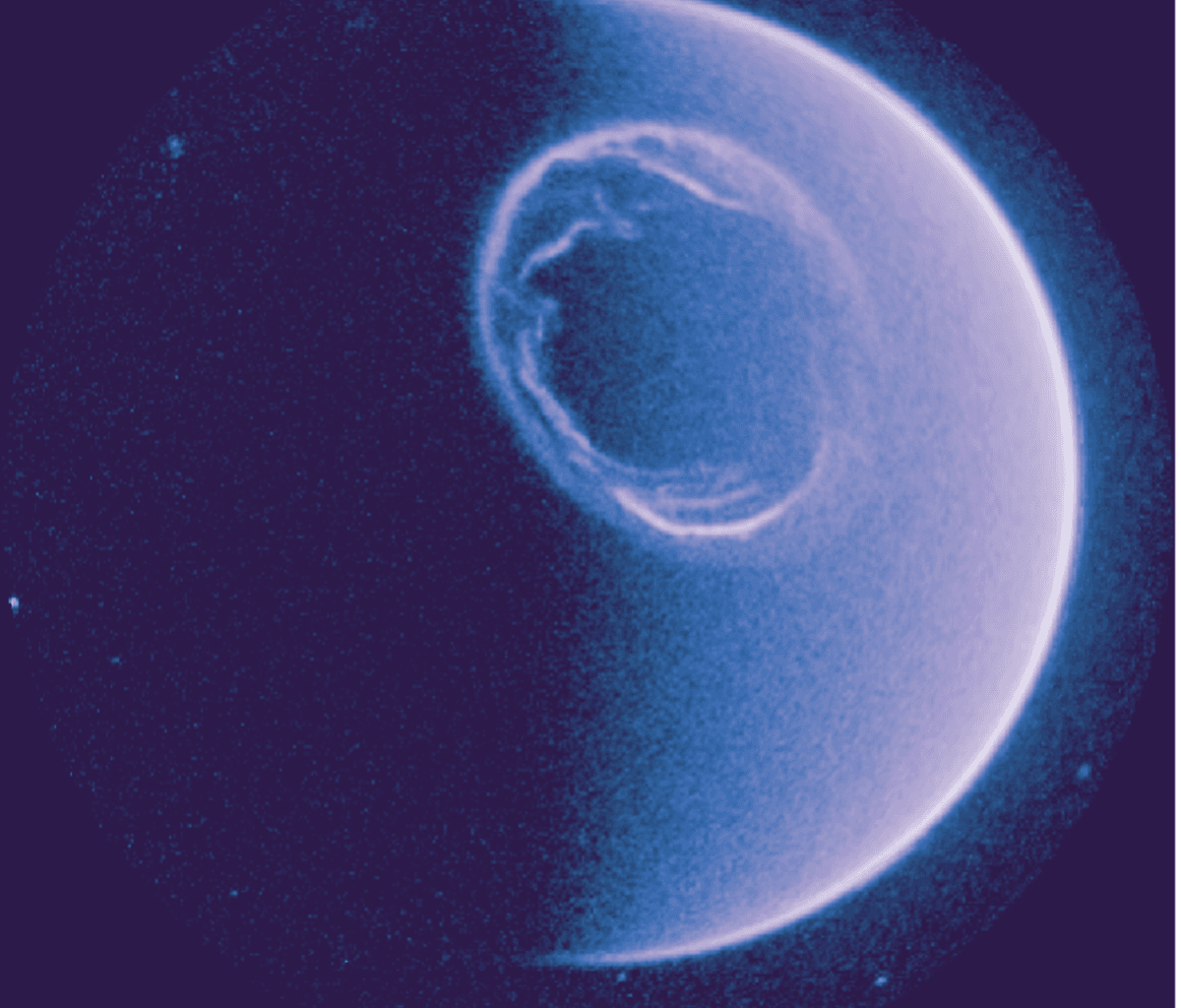 Satellite images reveal ethereal auroral storm raging above the North Pole
