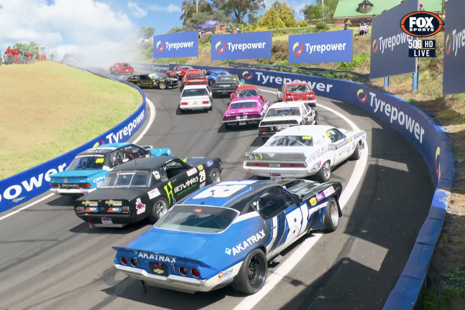 Mount Panorama blocked amid Touring Car Masters melee