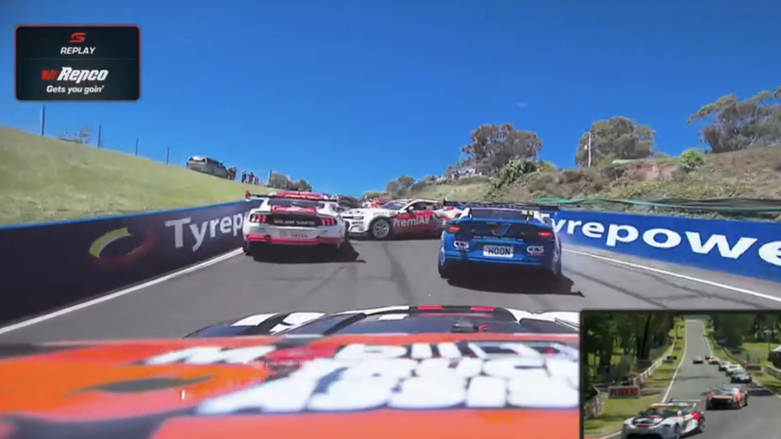 PremiAir Camaro spun in opening lap Bathurst 1000 clash