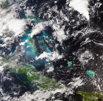Sentinel-3C image of part of the Caribbean