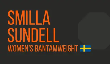 Smilla Sundell UFC Women's Bantamweight fighter profile