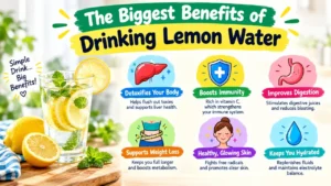 The Biggest Benefits of Drinking Lemon Water