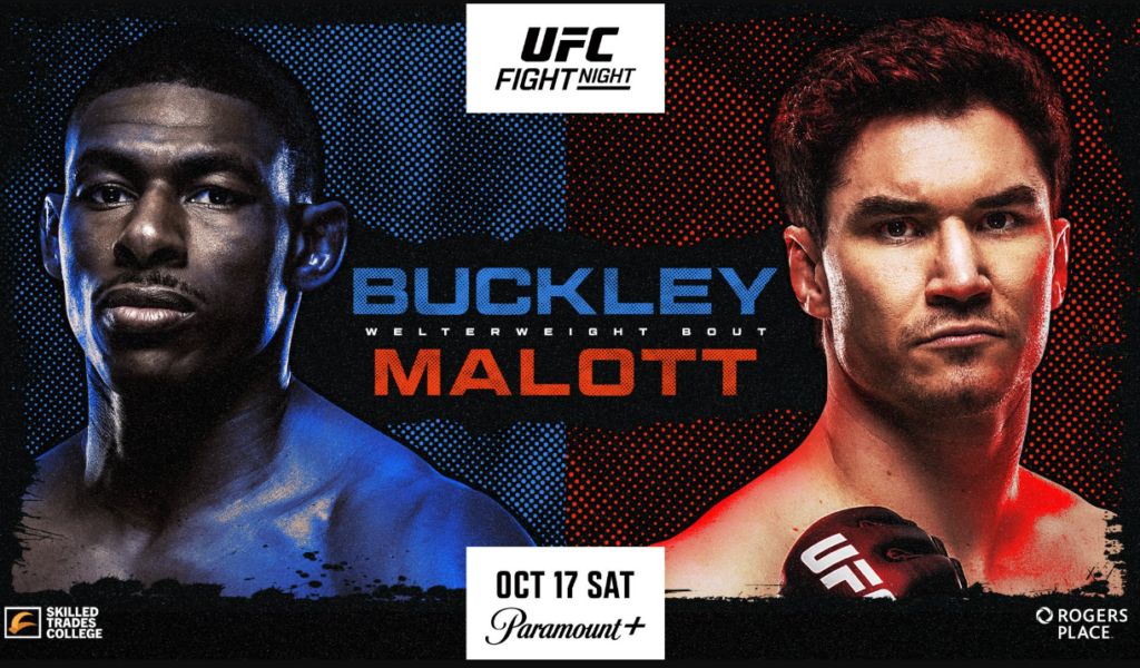 UFC Edmonton, Results, Joaquin Buckley, Mike Malott, UFC