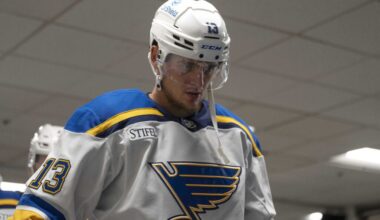 Blues' Alexey Toropchenko Out With Upper-Body Injury