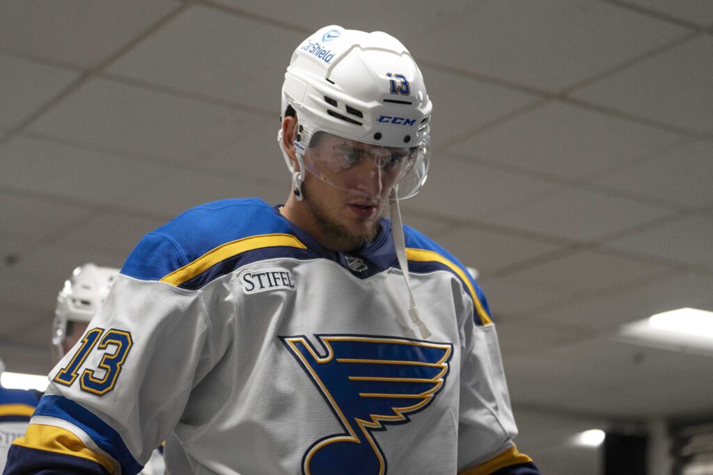 Blues' Alexey Toropchenko Out With Upper-Body Injury
