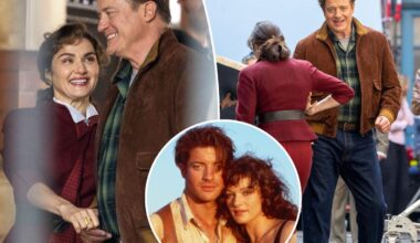 Brendan Fraser and Rachel Weisz reunite on 'Mummy 4' set after 25 years