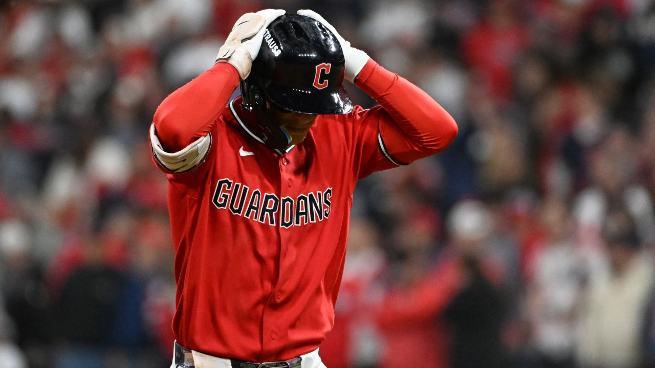 Guardians' bats go cold again, wasting Gavin Williams' 11 strikeouts in Game 2 loss