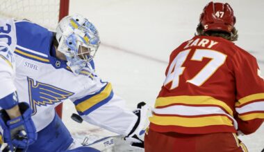 Flames place Connor Zary, Brayden Pachal on waivers