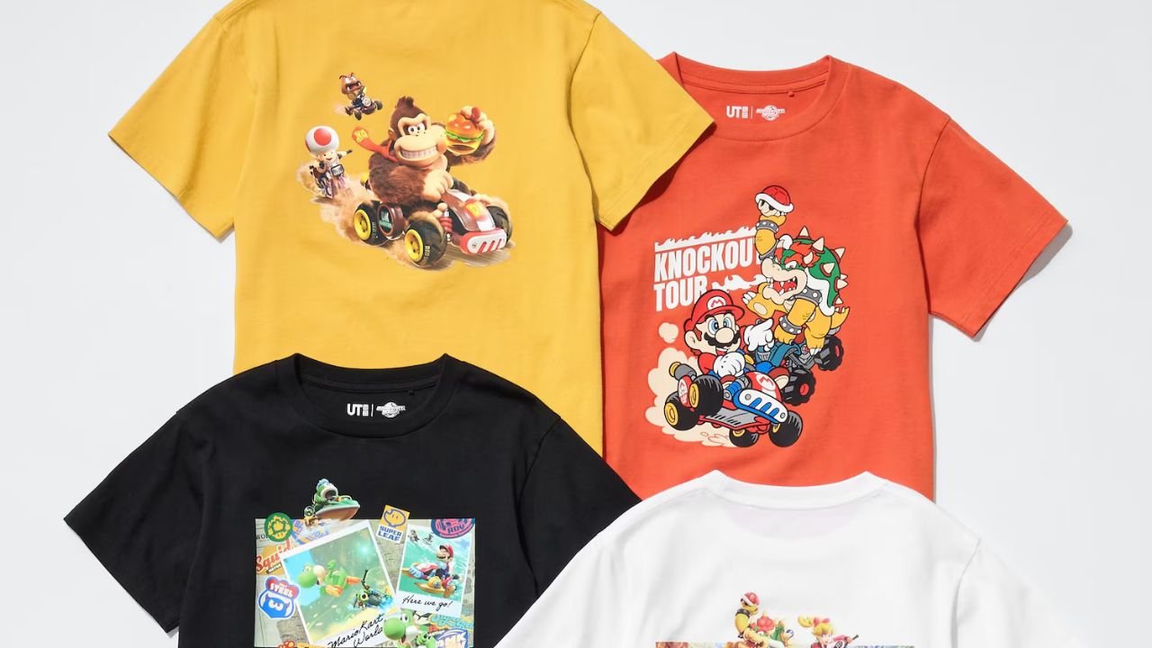 Mario Kart World Uniqlo Tees Are Here, and Game Night Just Got a Dress Code