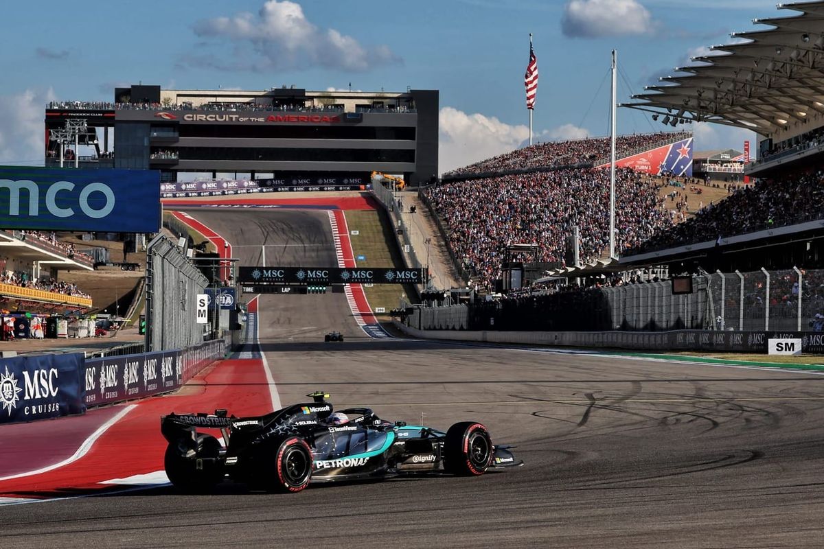 F1 2026 United States Grand Prix starting grid with four penalties