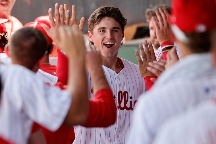 Aidan Miller is the top prospect in the Phillies' farm system.