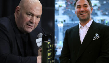Zuffa Boxing's Dana White and Matchroom's Eddie Hearn