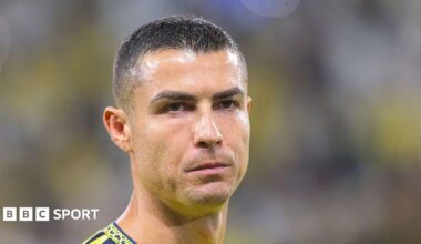 Cristiano Ronaldo in action for Al-Nassr