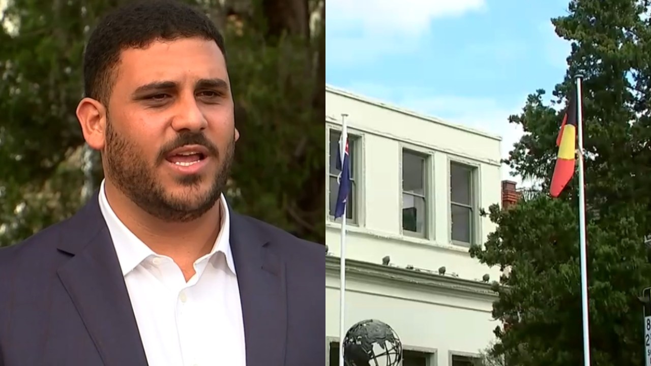 Sydney's Strathfield Council votes to stop displaying Indigenous flag outside its offices after removing acknowledgement messages from welcome signs