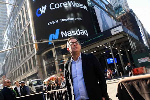 CoreWeave’s chief executive, Mike Intrator, says markets are acting “irrationally” and he has confidence in the CoreWeave business model.