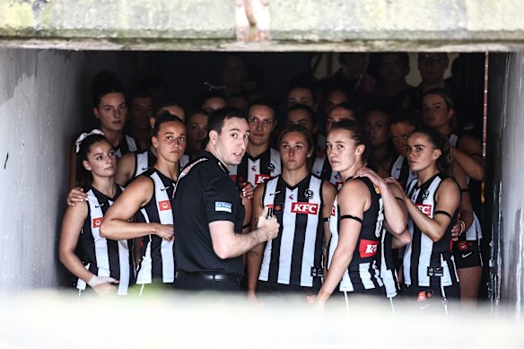 Sam Wright recently stepped down as Collingwood’s senior AFLW coach. 