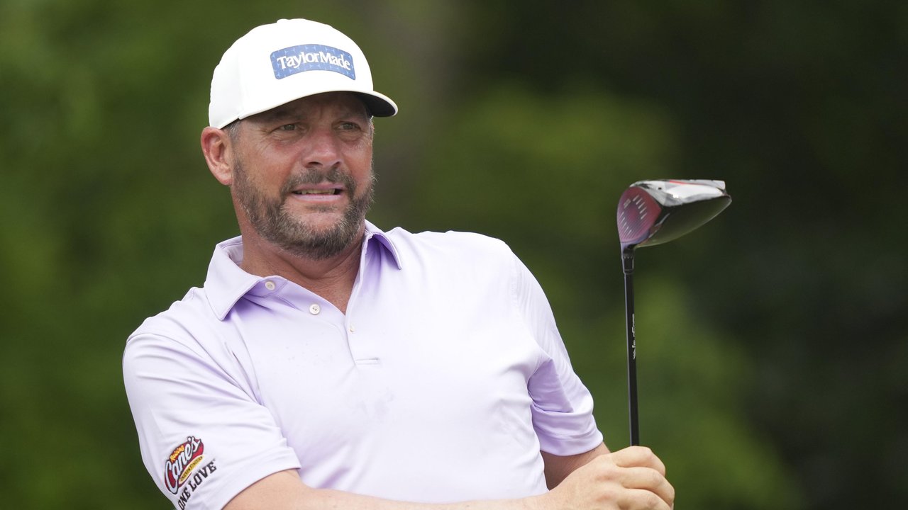 American Michael Block holds a one-shot lead after the second round.