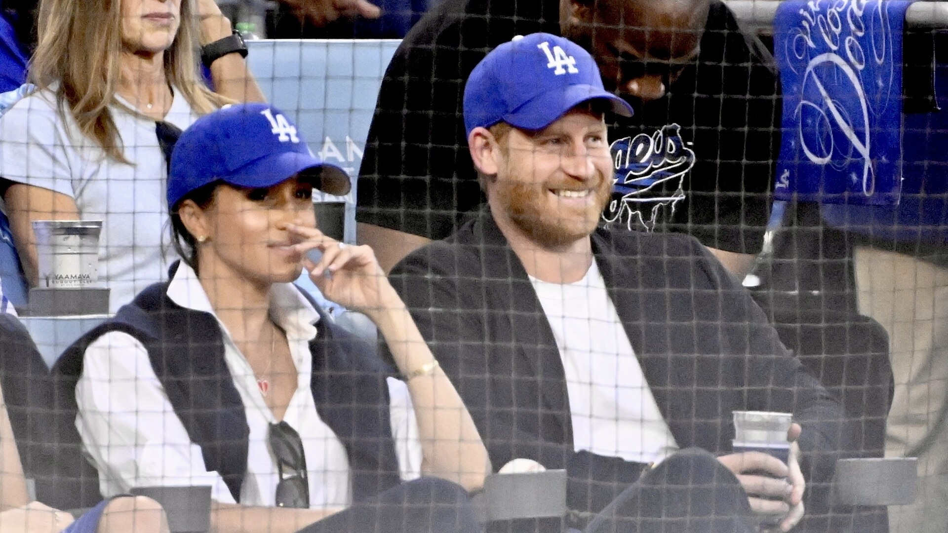 Harry and Meghan ‘sensationally booed’ by crowd on the Jumbotron at Dodgers game