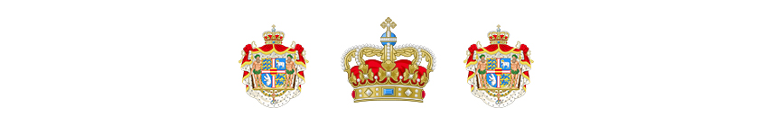 shield and crown of danish royal family