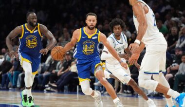 Stephen Curry, Warriors hold nerve to beat Timberwolves in tight NBA battle | Basketball