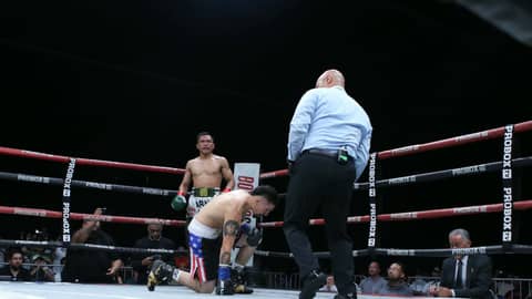 CHARLY Suarez hardly works out a sweat in knocking out Manuel Avila last July in California.